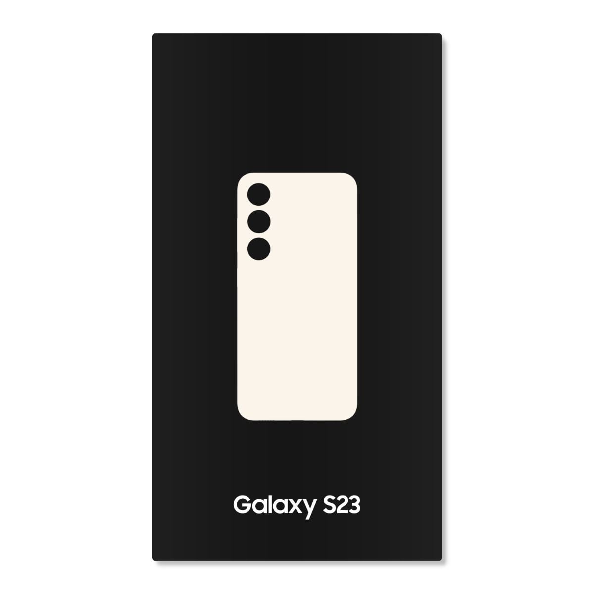 BOX FOR SAMSUNG GALAXY S23 CREAM