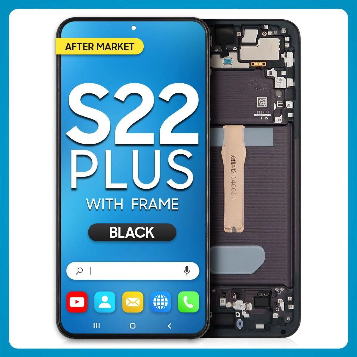 Samsung S22 Plus 5G LCD with Touch + Frame After Market OLED Black