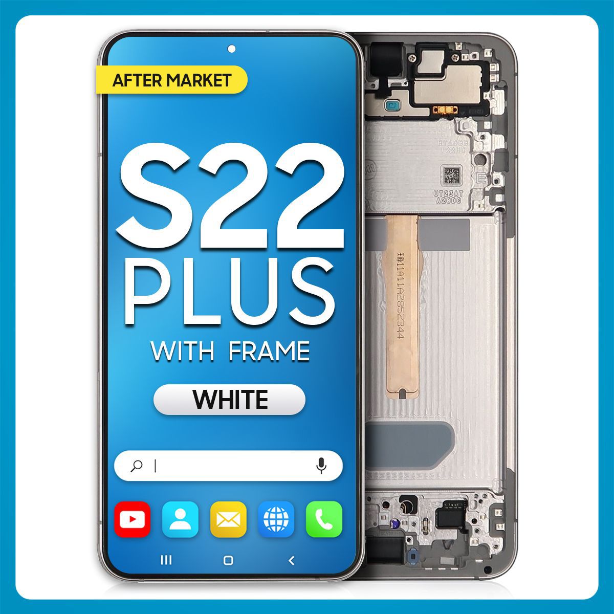 Samsung S22 Plus 5G LCD with Touch + Frame After Market OLED White