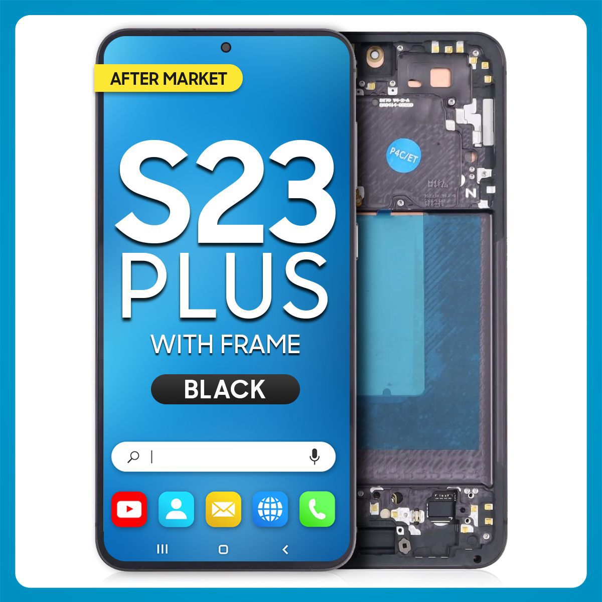 Samsung S23 Plus 5G LCD with Touch + Frame After Market OLED Black