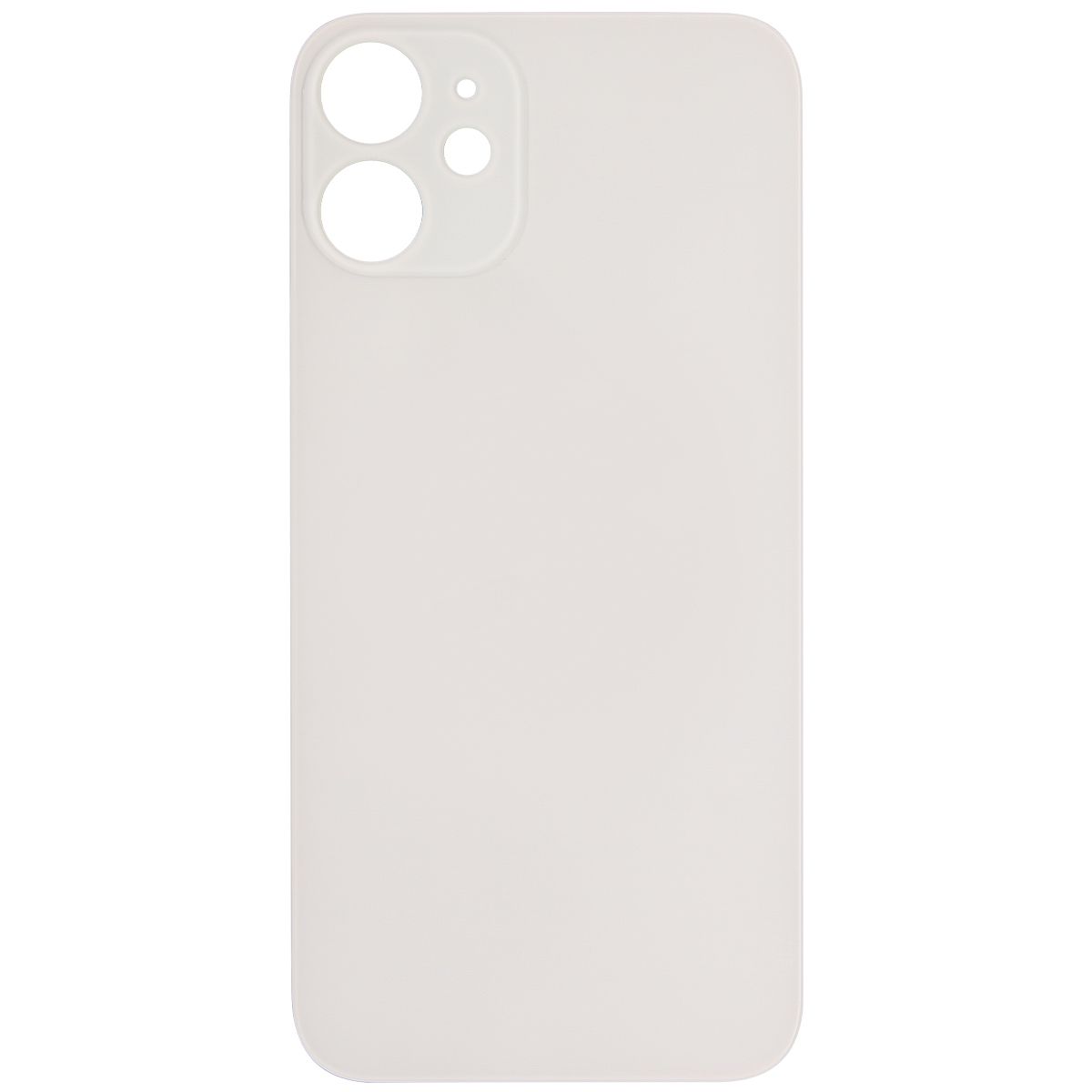 iPhone 12 Mini Back Glass Door without Camera Lens White ( OEM PULL)