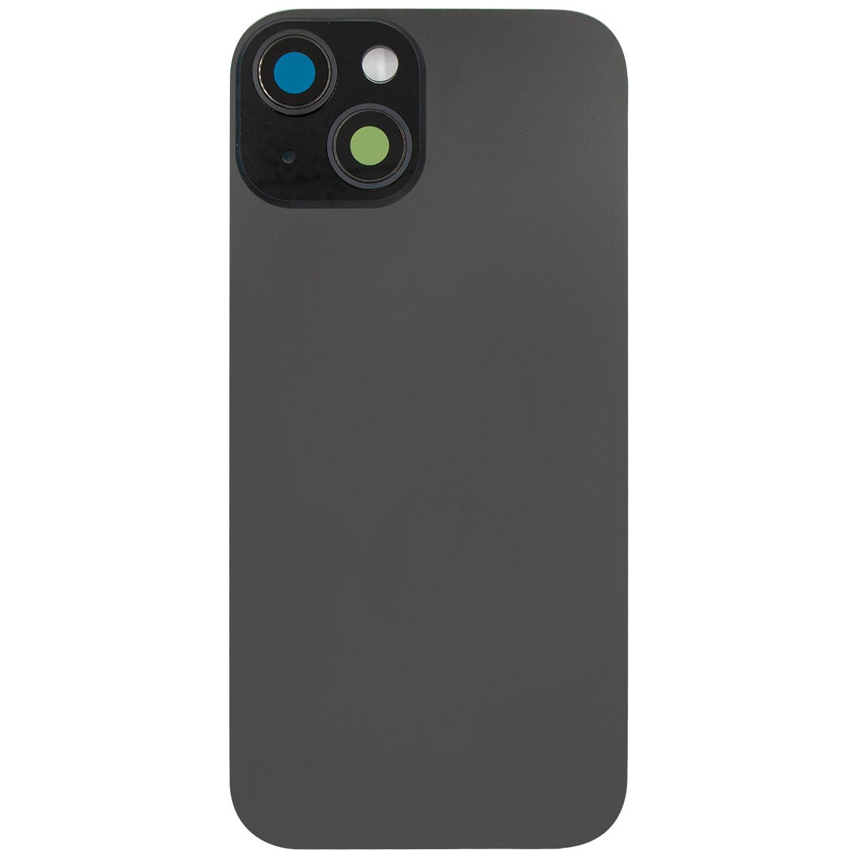 iPhone 15 Back Glass W/Steel Plate Black (OEM PULL)