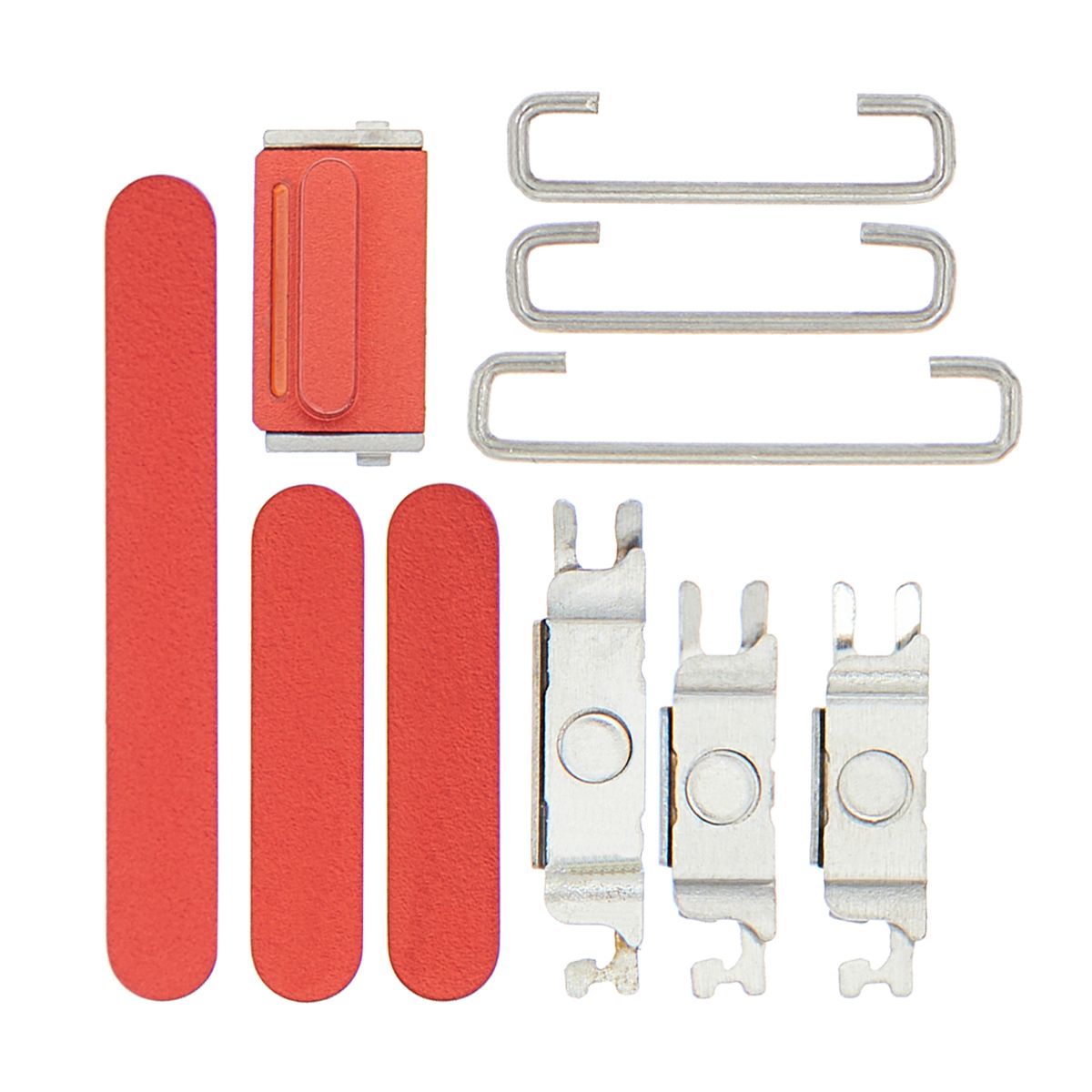iPhone 12 Hard Buttons (Power / Volume / Switch) (Red)