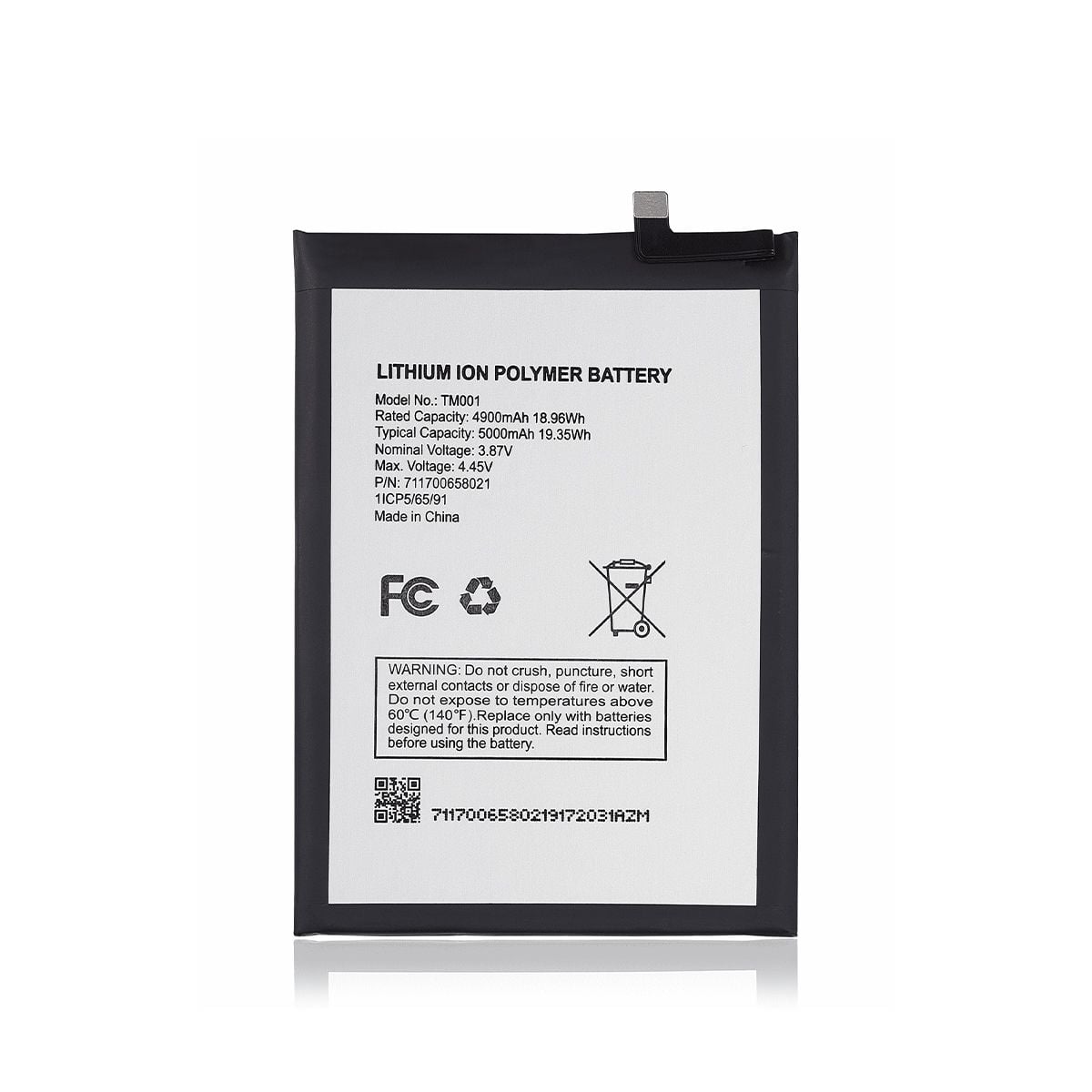 Revvl V+ 5G / Revvl 6 Pro / Revvl 6X Pro 5G / Boost Mobile Celero 5G Plus (TM001) Battery
