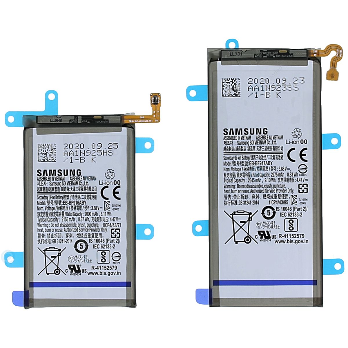Samsung Z Fold 2 5G Main & Secondary Battery Set