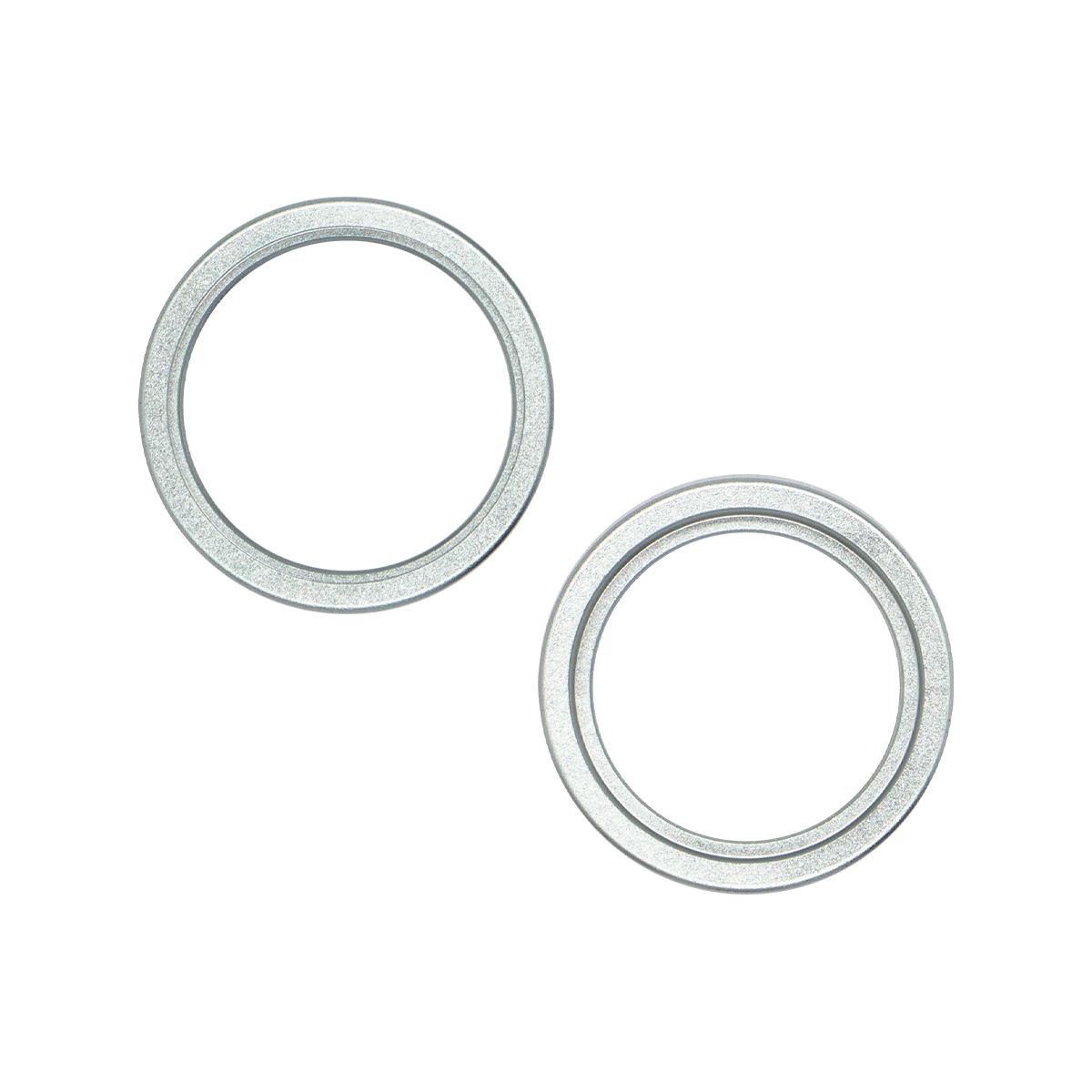 iPhone 15 / 15 Plus Back Camera Lens With Bracket & Bezel (2 Piece Set) (Premium) (Blue)