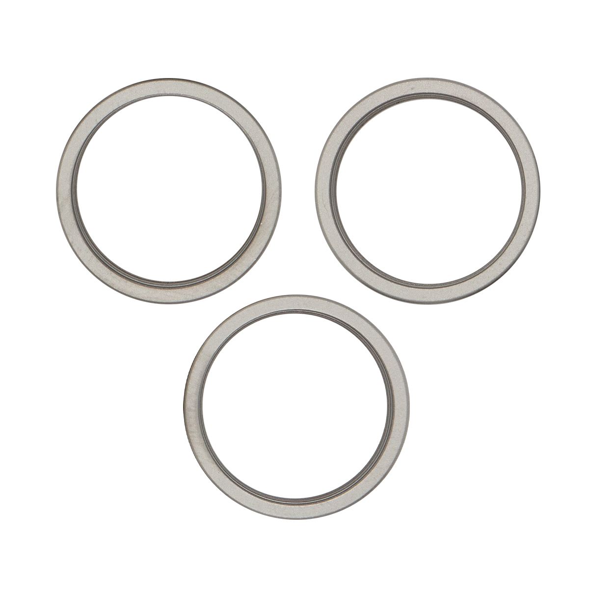 iPhone 15 Pro Max Back Camera Lens With Bracket & Bezel (3 Piece Set) (Premium) (White Titanium)