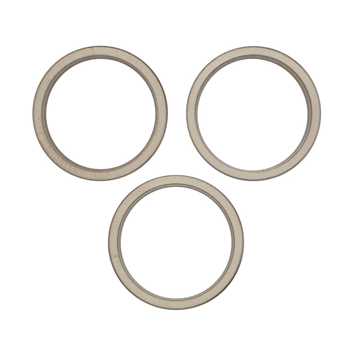 iPhone 15 Pro Max Back Camera Lens With Bracket & Bezel (3 Piece Set) (Premium) (Natural Titanium)