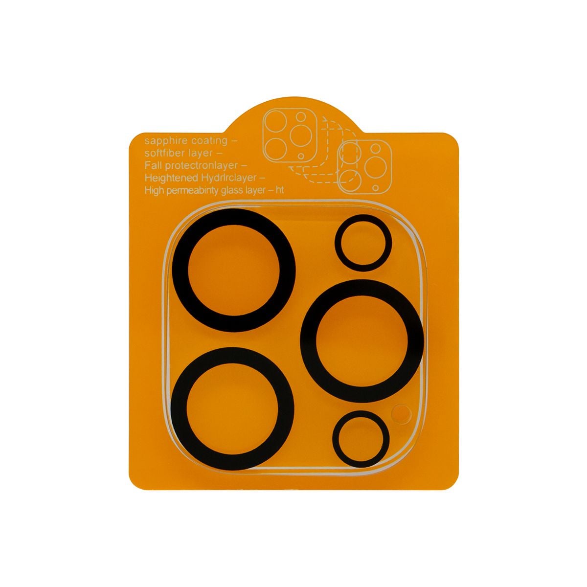iPhone 16 Pro Back Camera Lens Protector 3D 9H High Quality