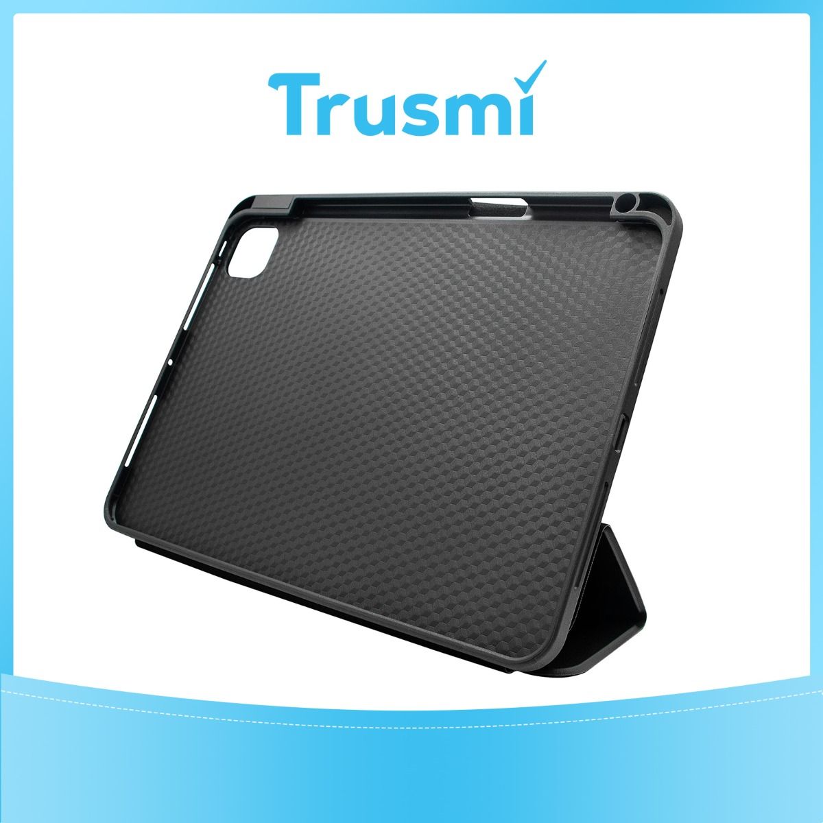 TRUSMI iPad Air 13'' / iPad Pro 12.9'' (2022/21/20/18) Foldable Case Black