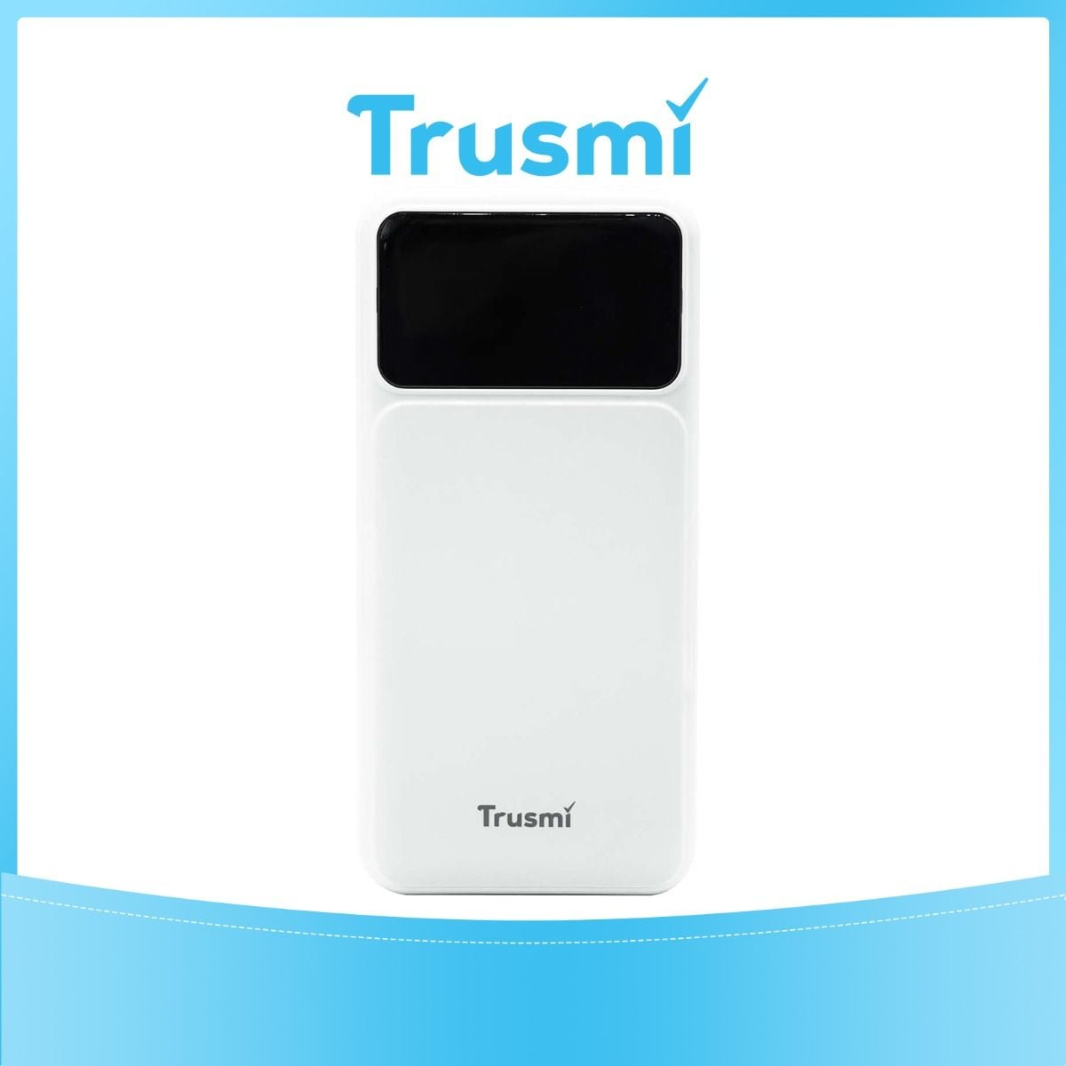 TRUSMI PB02-04 PD22.5W 20000mAh Power Bank with Digital Display USB & Type-C White
