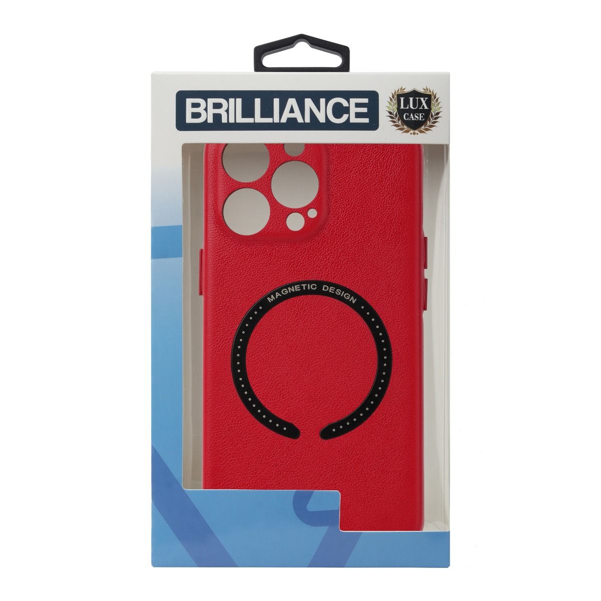 Brilliance LUX For iPhone 14 Thermoformed Magnetic Case Red