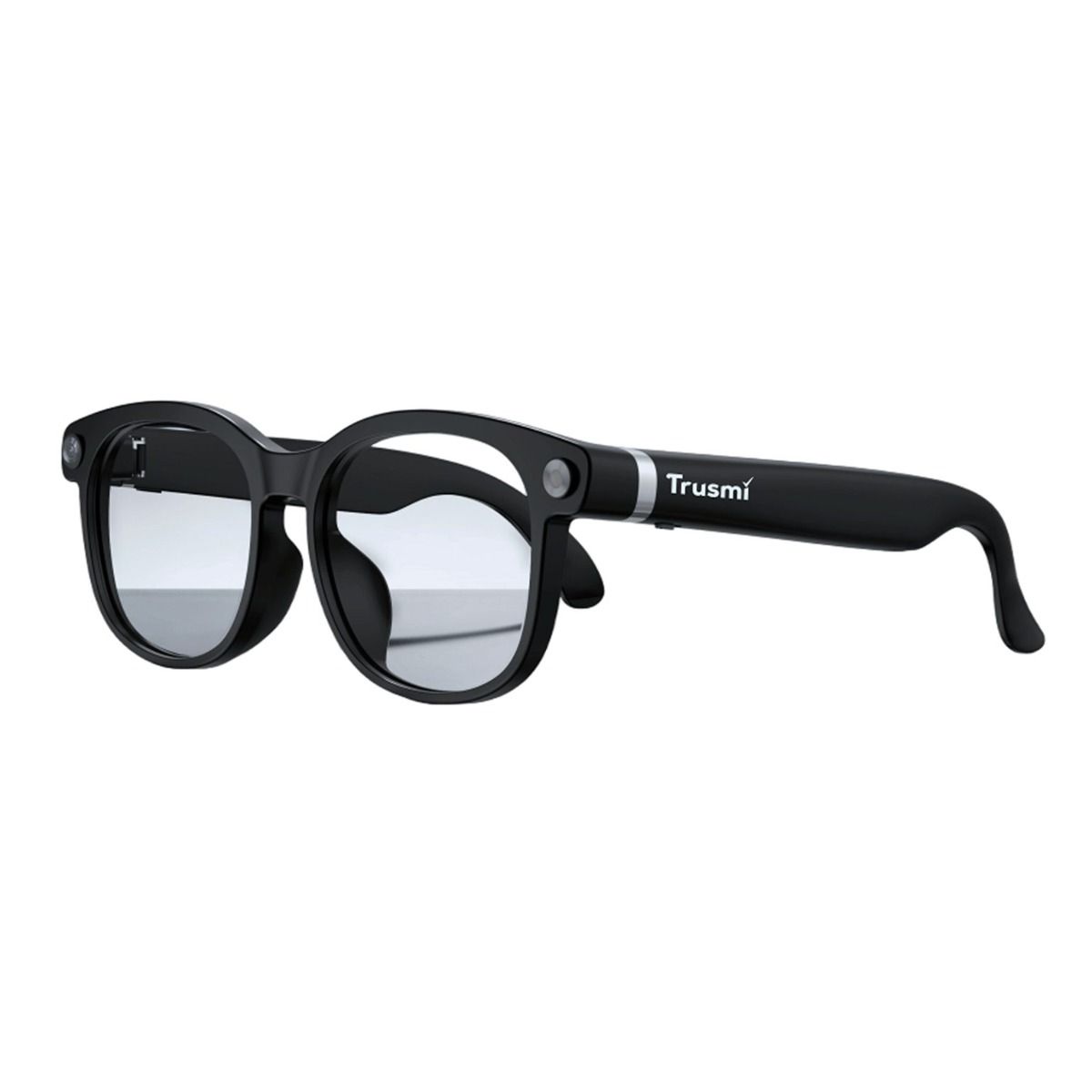 TRUSMI AG01-01 Smart Glasses Photochromic Lenses (including 2 sound guide tubes) Black