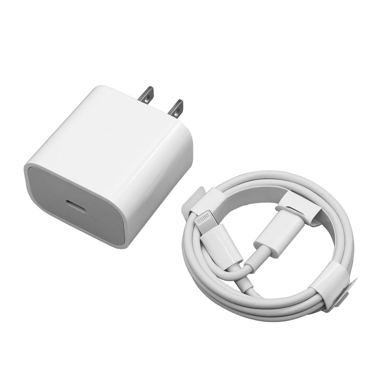 20 Watt Type C Power Adapter w/ Type C to iPhone Cable