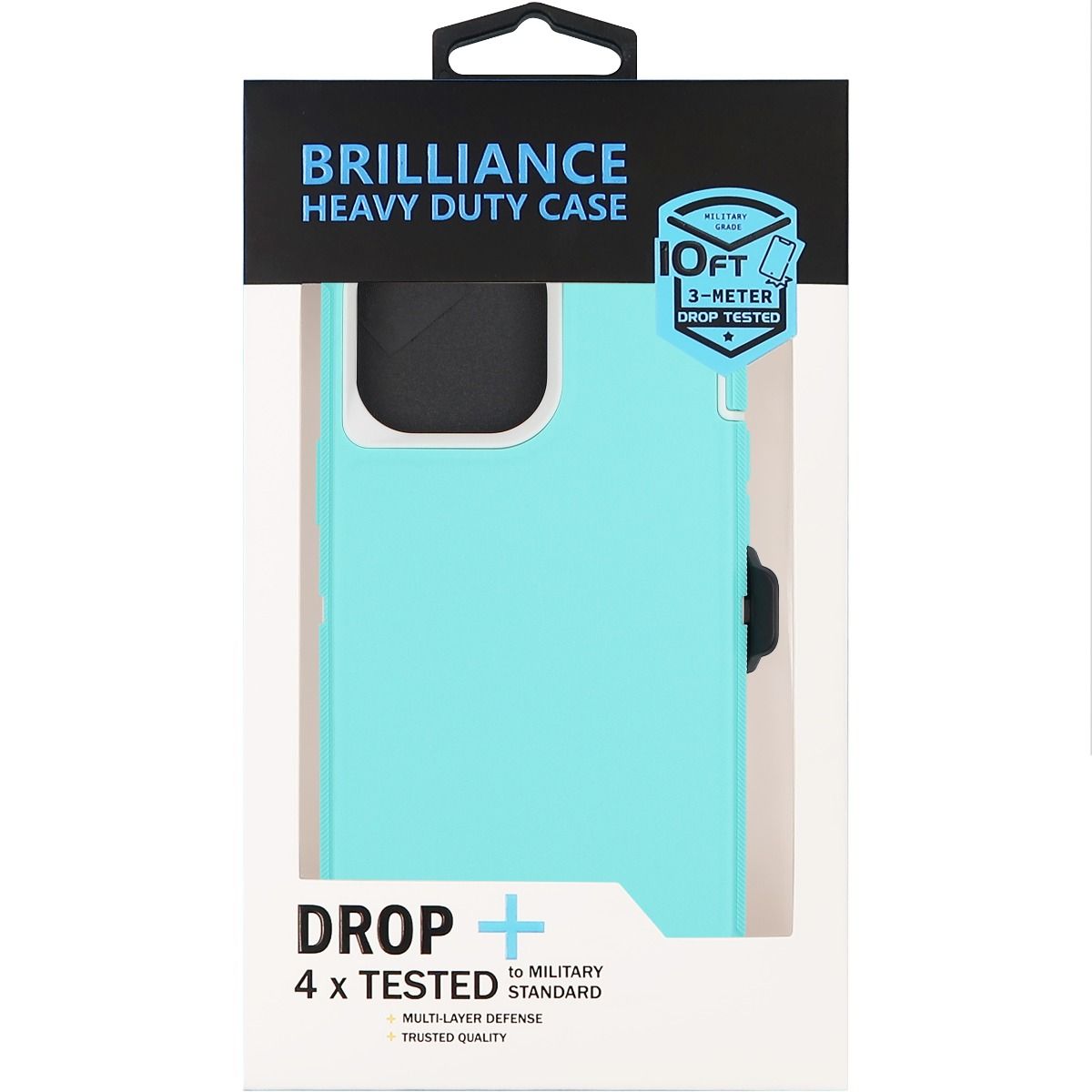 Brilliance HEAVY DUTY iPhone 15 Pro Max (Pro Series) Teal Case