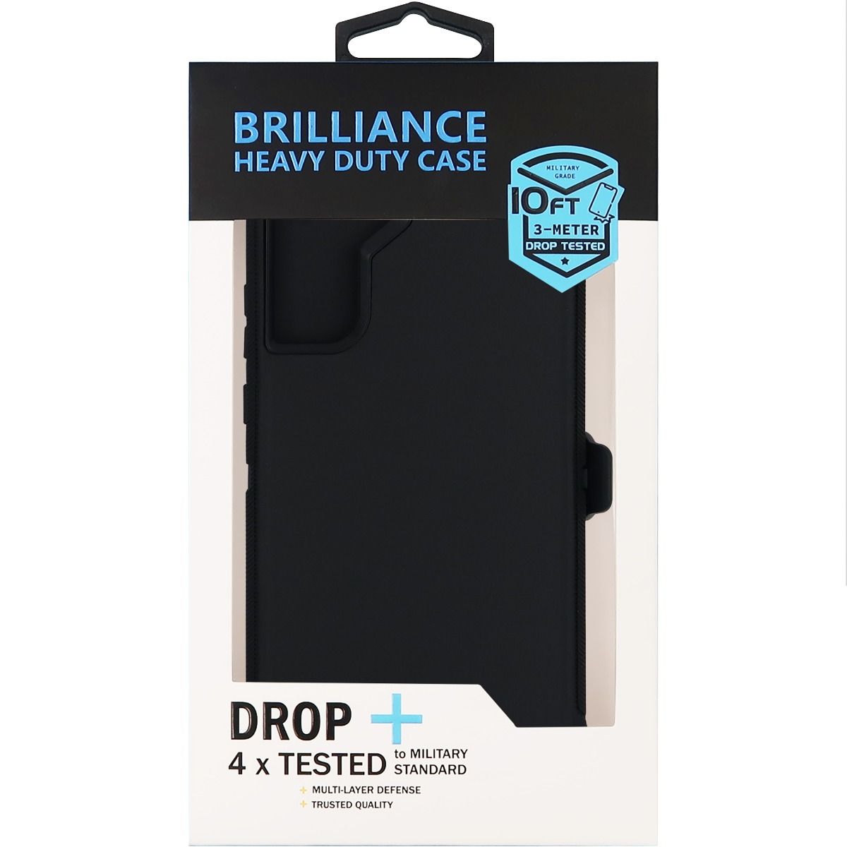 Brilliance HEAVY DUTY Samsung S22 plus Case black