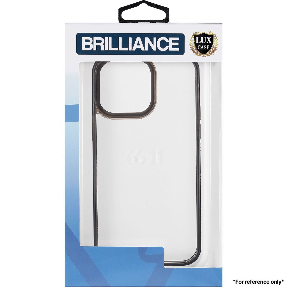 Brilliance LUX for Iphone 15 2.5MM Non-slip and highly transparent case Black