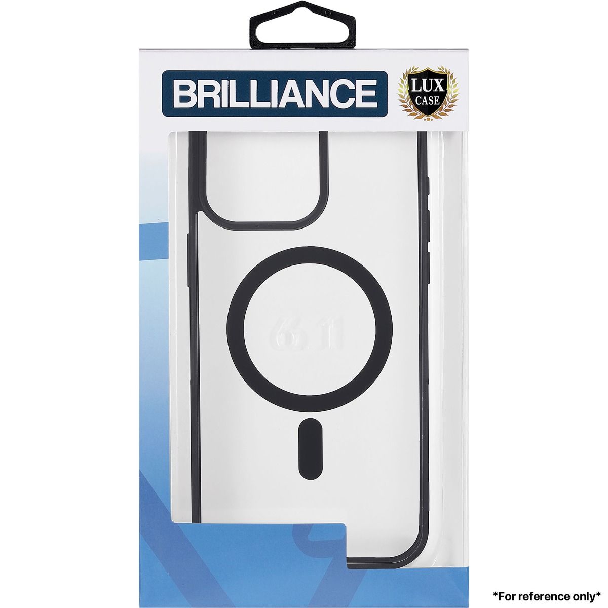 Brilliance LUX for Iphone 15 Pro 2.5MM Non-slip internal magnetic suction case Black