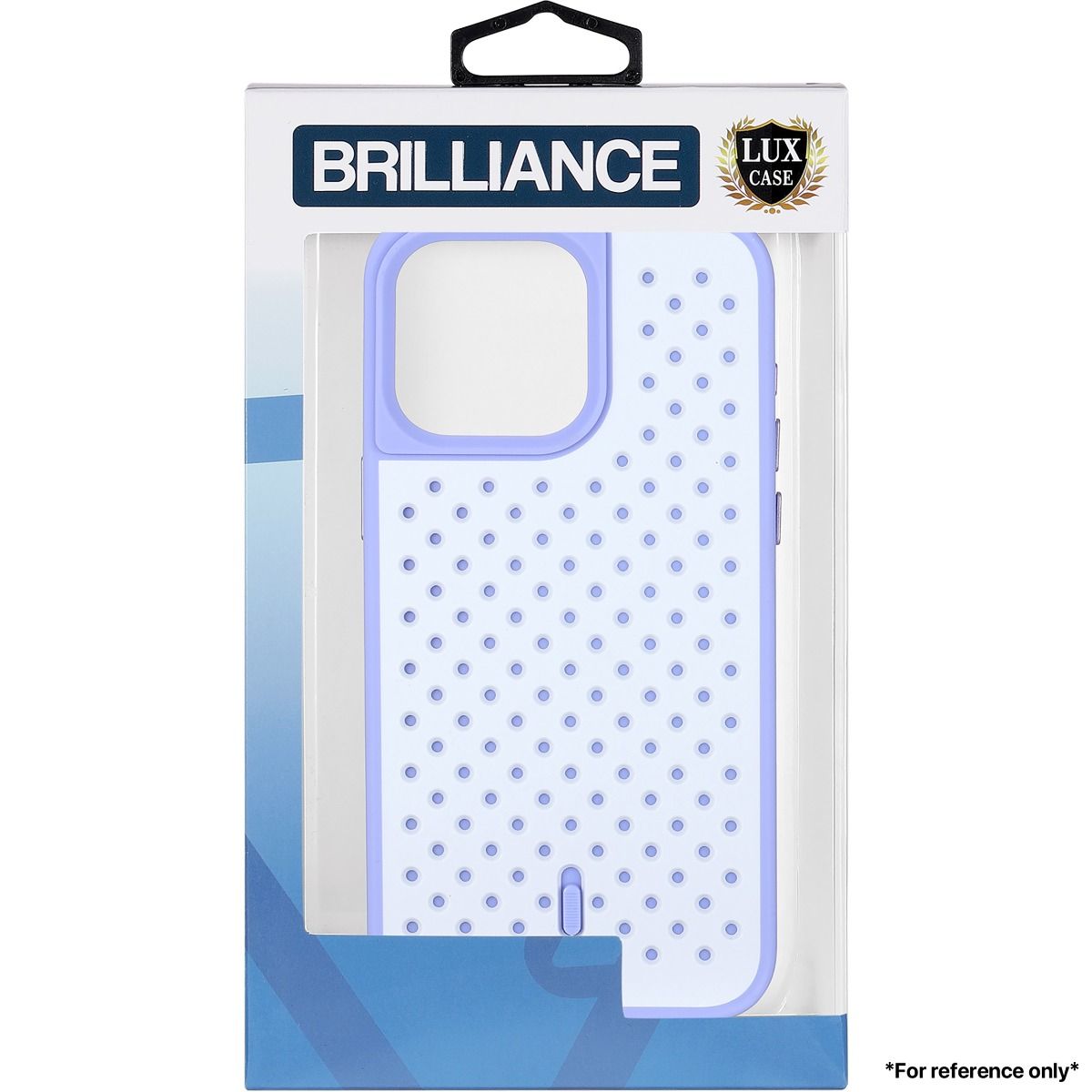 Brilliance LUX for Iphone 15 Plus Honeycomb Color Changing Thermal Case Purple