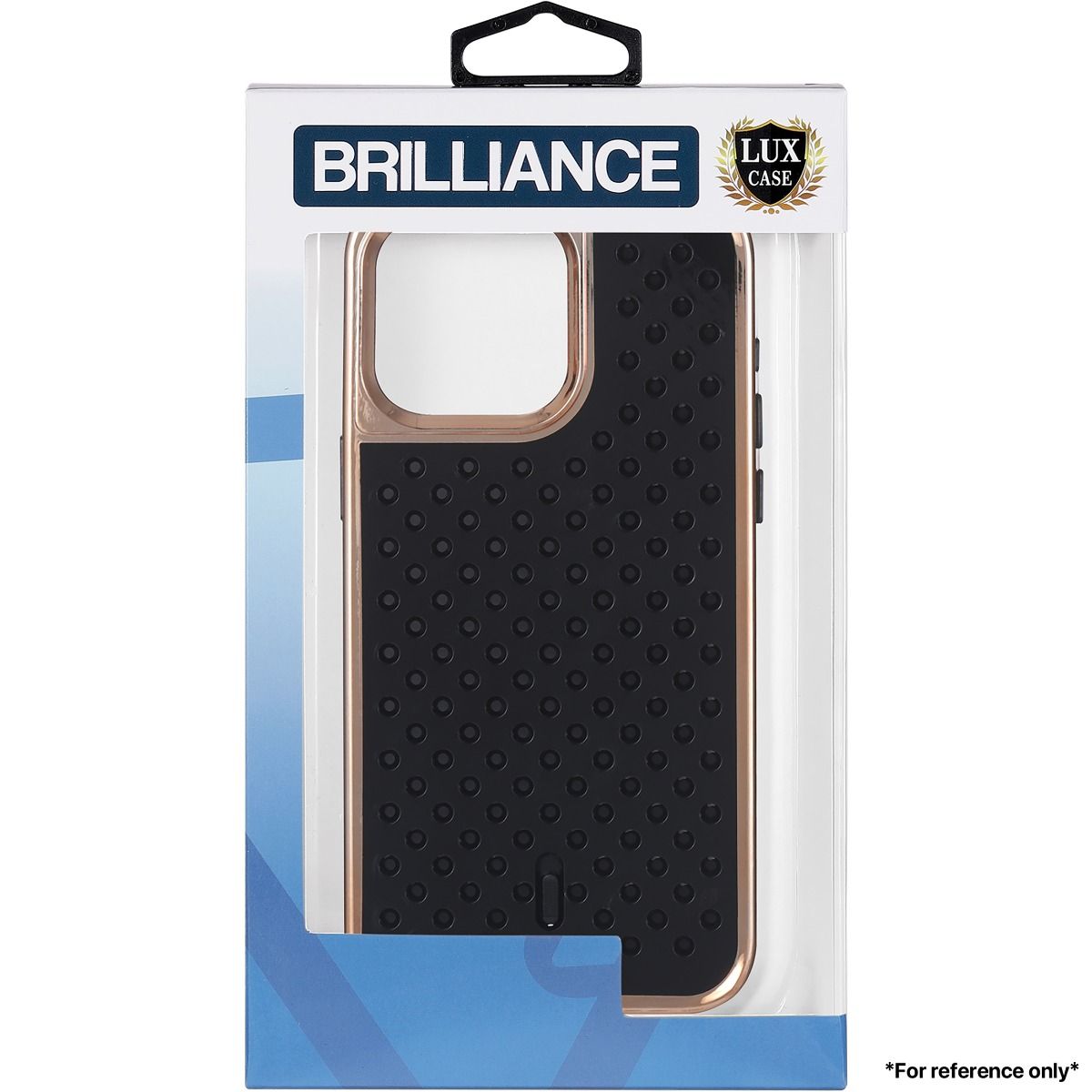 Brilliance LUX for Iphone 15 Pro Honeycomb plating heat sink case Black