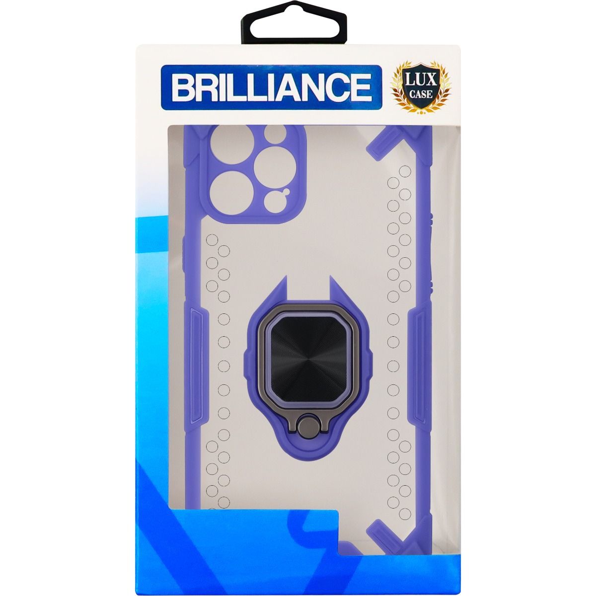 Brilliance LUX iPhone 12 PRO Vulcan Warrior Case Purple