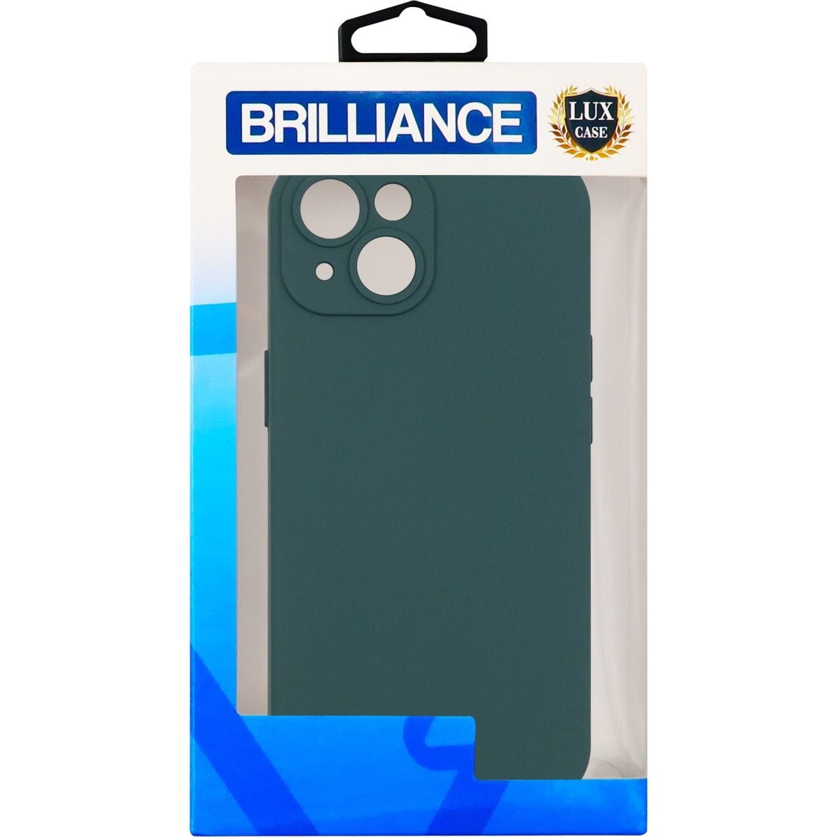 Brilliance LUX iPhone 15 Liquid Silicone Case Dark Green