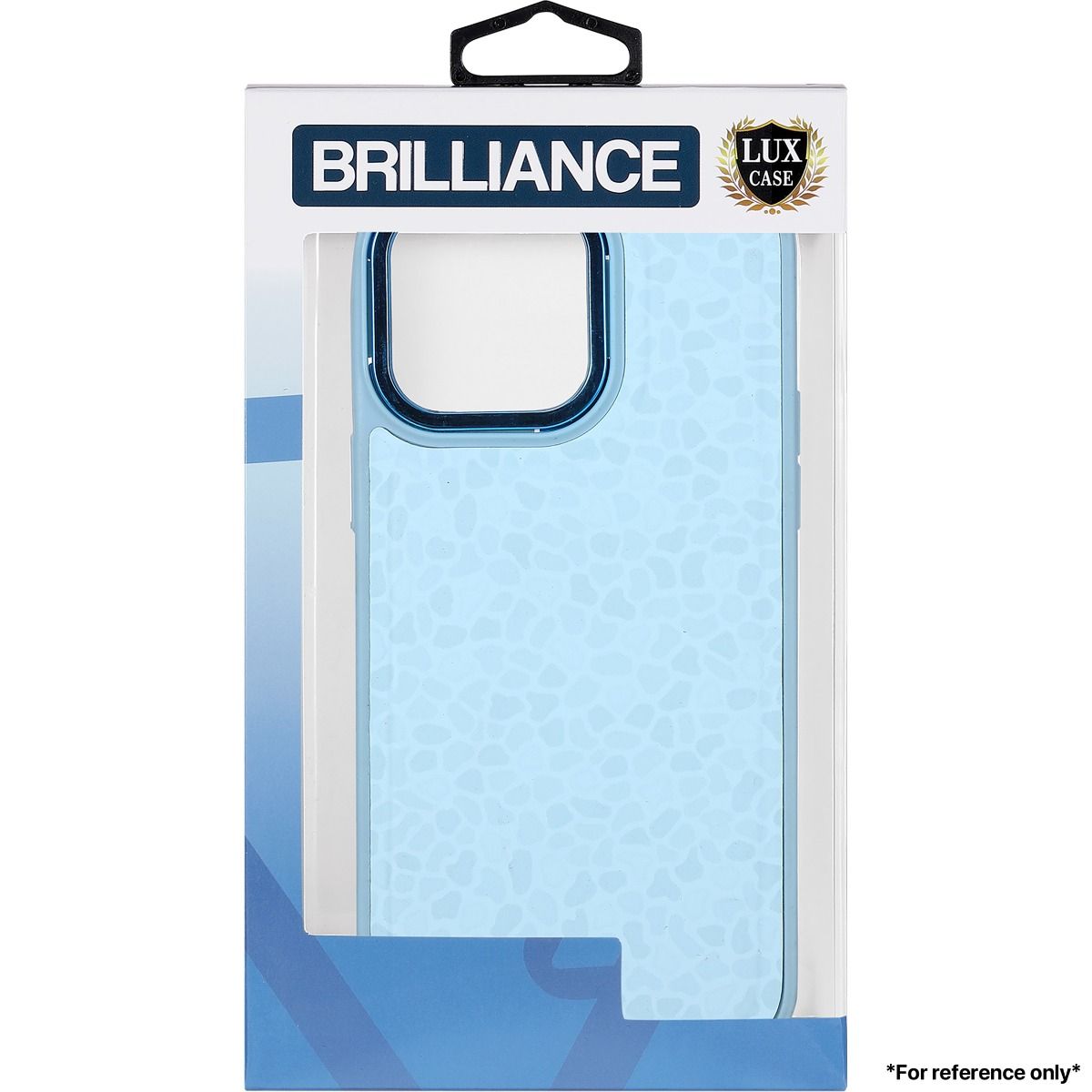 Brilliance LUX for Iphone 15 Pebble pattern case Baby blue