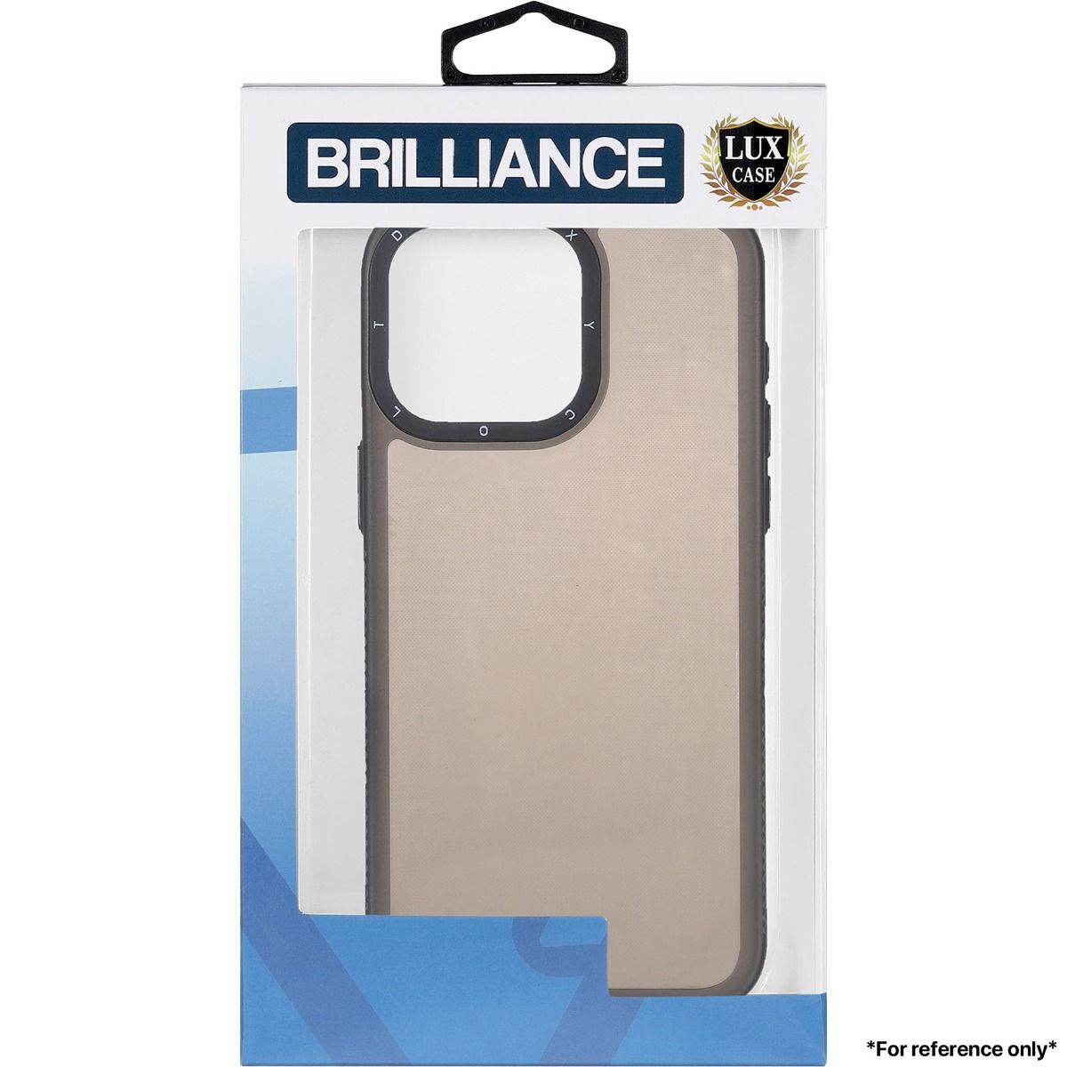 Brilliance LUX for Iphone 15 Plus Photo Frame Dual Color Camera case Black