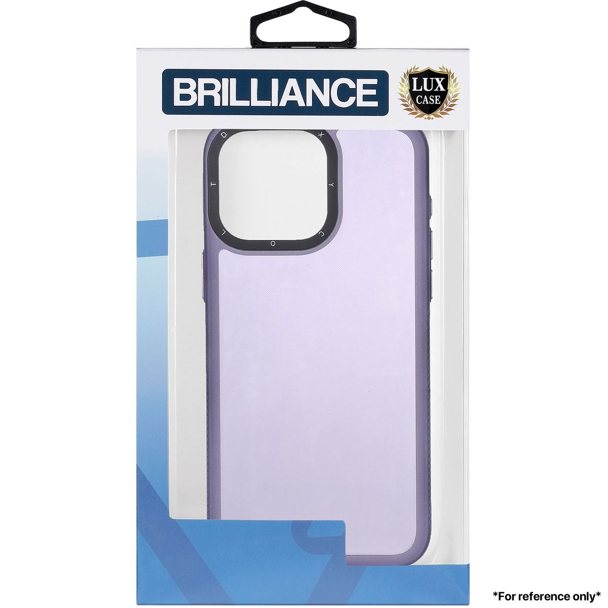 Brilliance LUX for Iphone 15 Pro Max Photo Frame Dual Color Camera case Purple