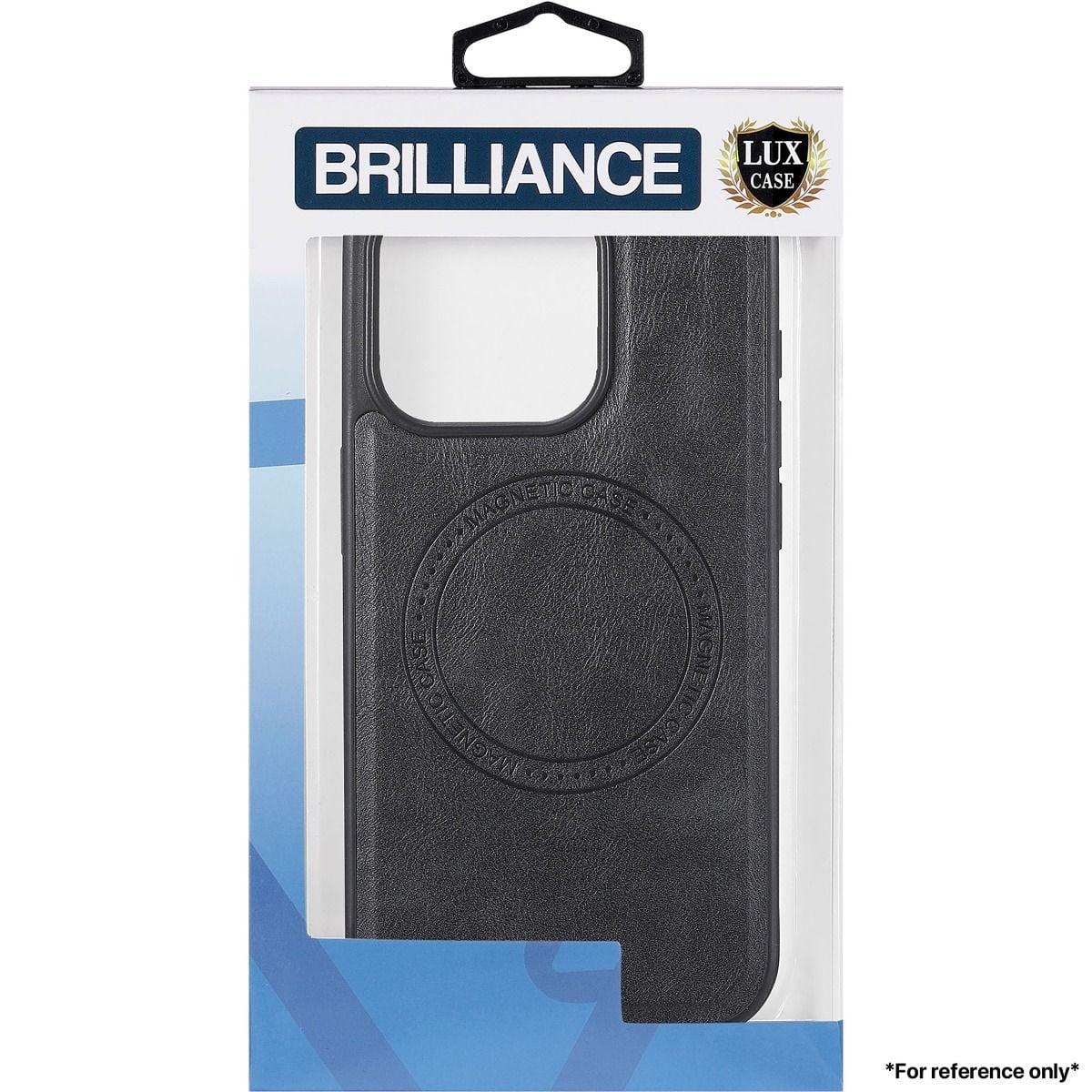 Brilliance LUX for Iphone 15 Pro Max Skin phone case (TPU+PC material+PU leather material) Case Black