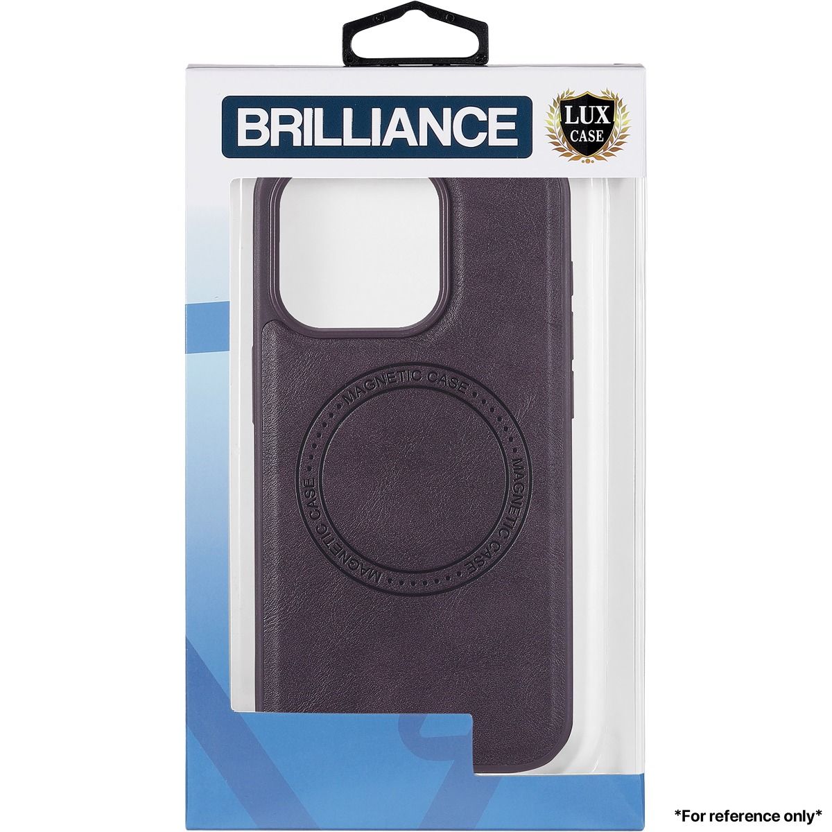 Brilliance LUX for Iphone 15 Skin phone case (TPU+PC material+PU leather material) Case Purple