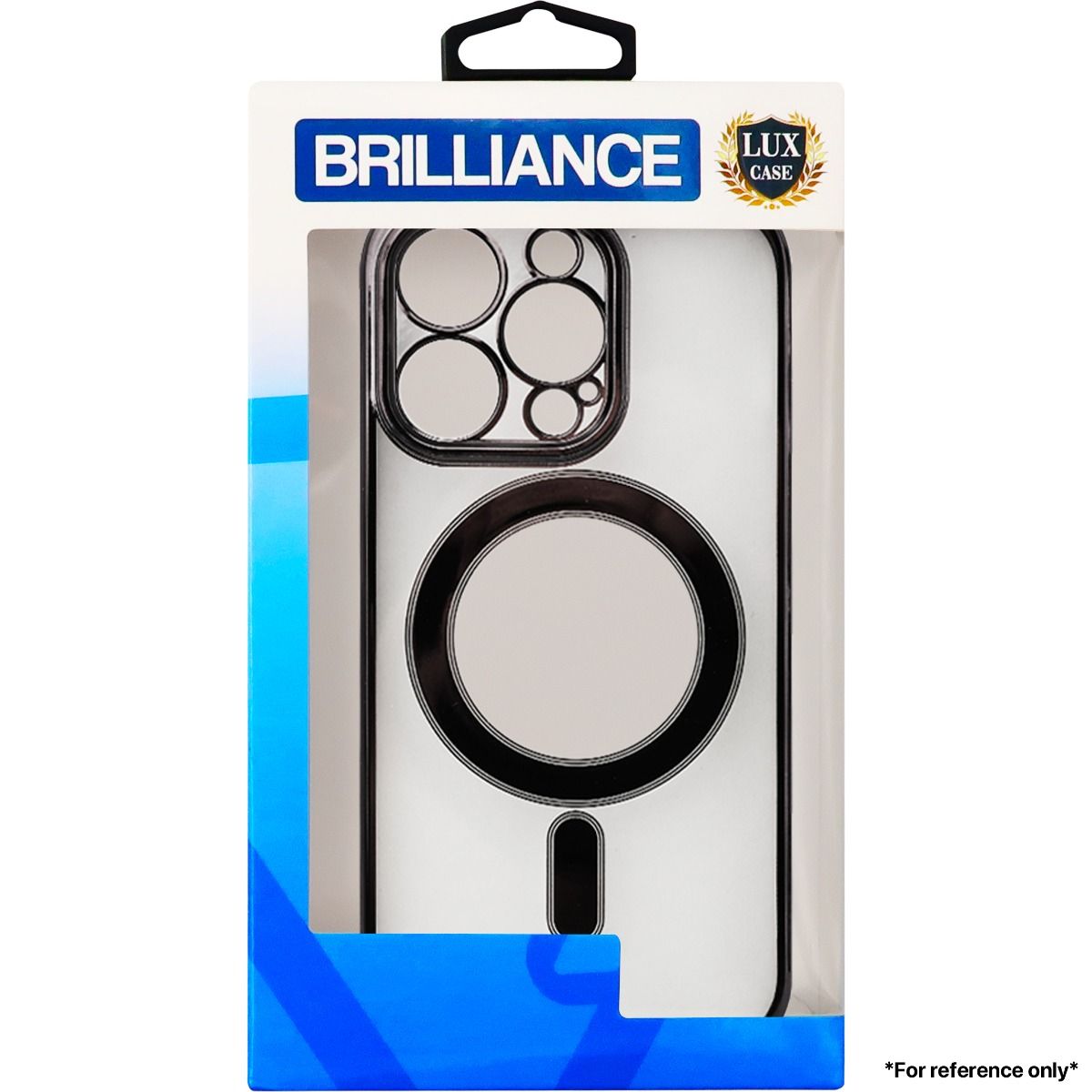 Brilliance LUX For iPhone XR Electroplated Magnetic Case Black