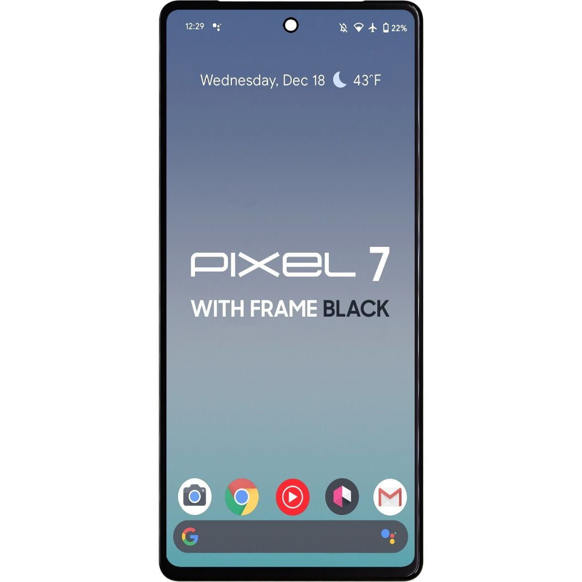 Google Pixel 7 LCD With Touch + Frame Black  (Refurbished)