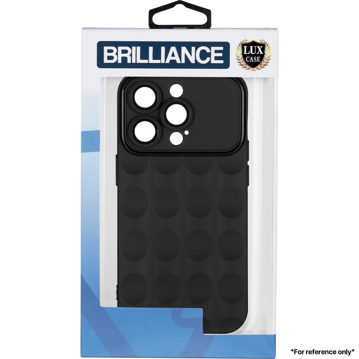 Brilliance LUX iPhone 14 Pro Max Black Frame Gradient Case Black