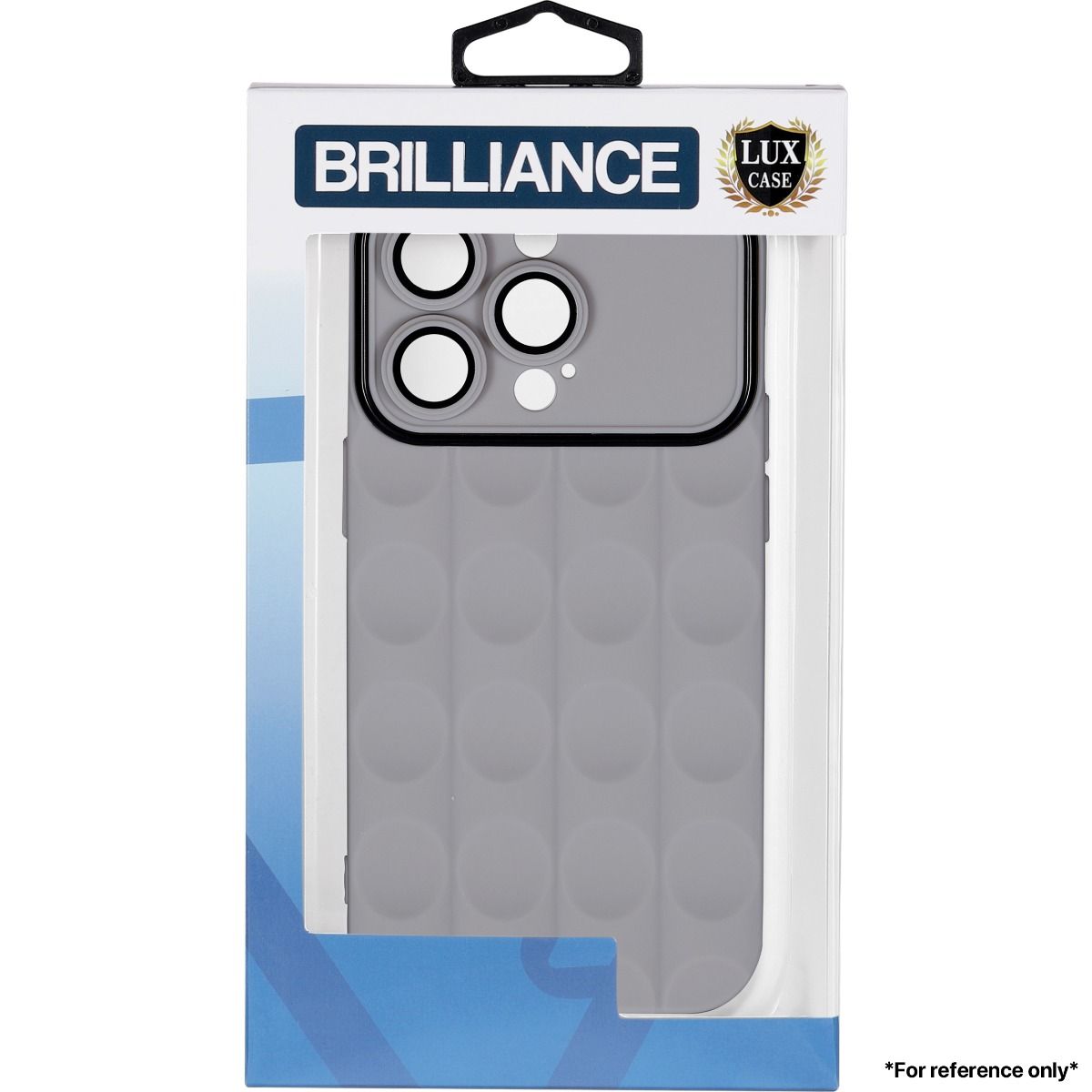 Brilliance LUX iPhone 14 Pro Max Black Frame Gradient Case Light Brown