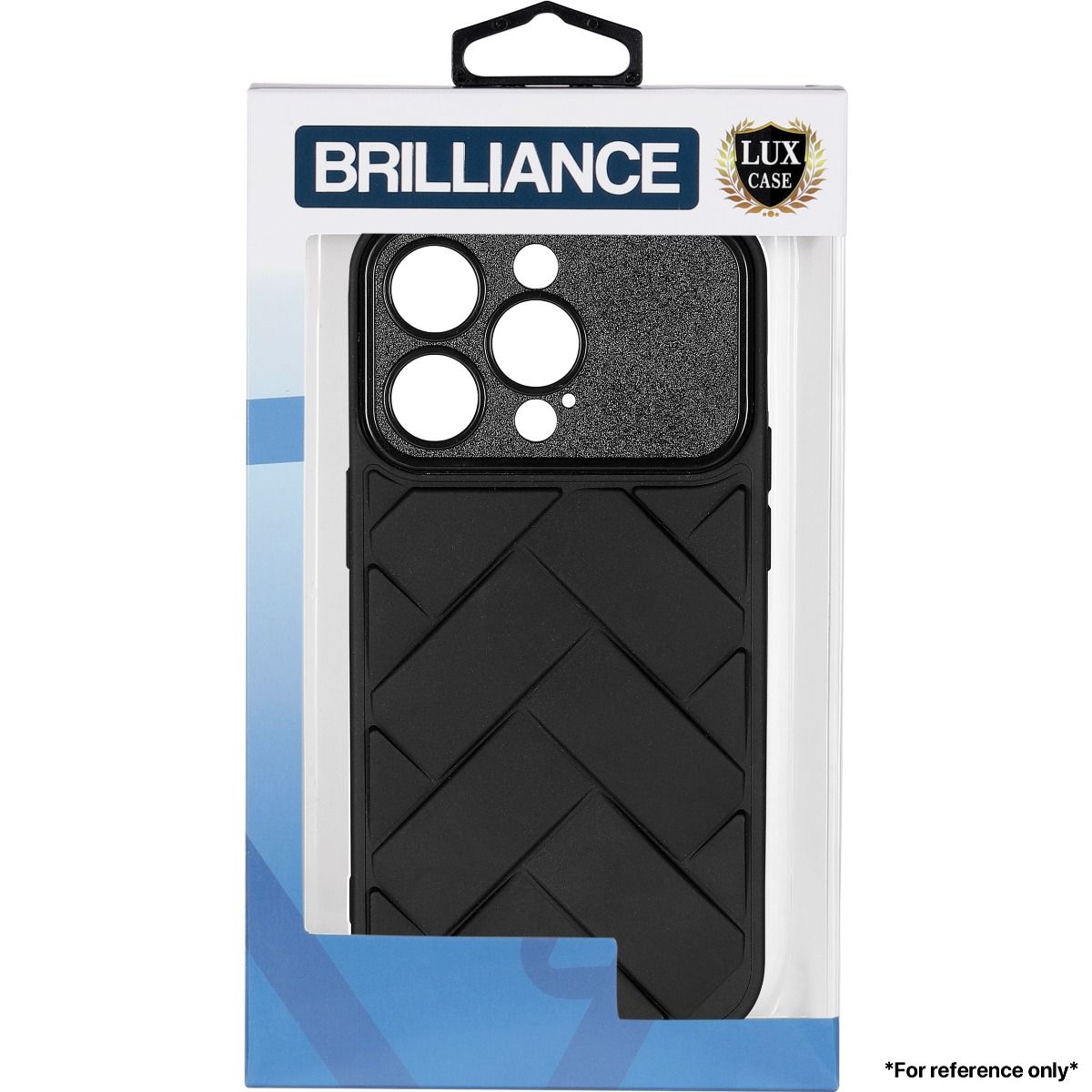 Brilliance LUX iPhone 12 Pro Max Woven Pattern Case Black