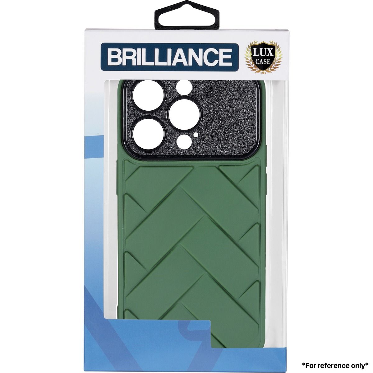 Brilliance LUX iPhone 13 Woven Pattern Case Green
