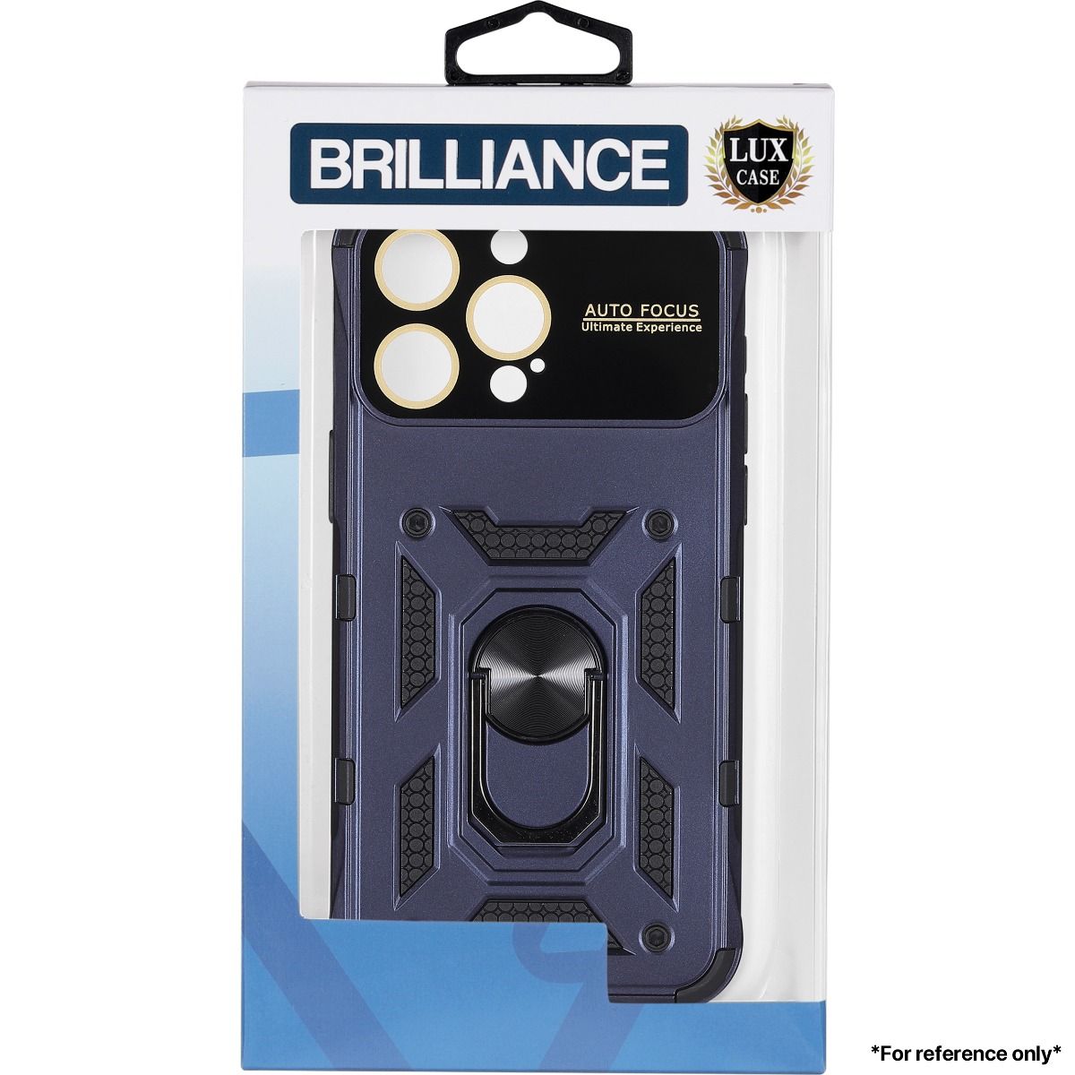 Brilliance LUX iPhone 15 Thunder big window Case Blue