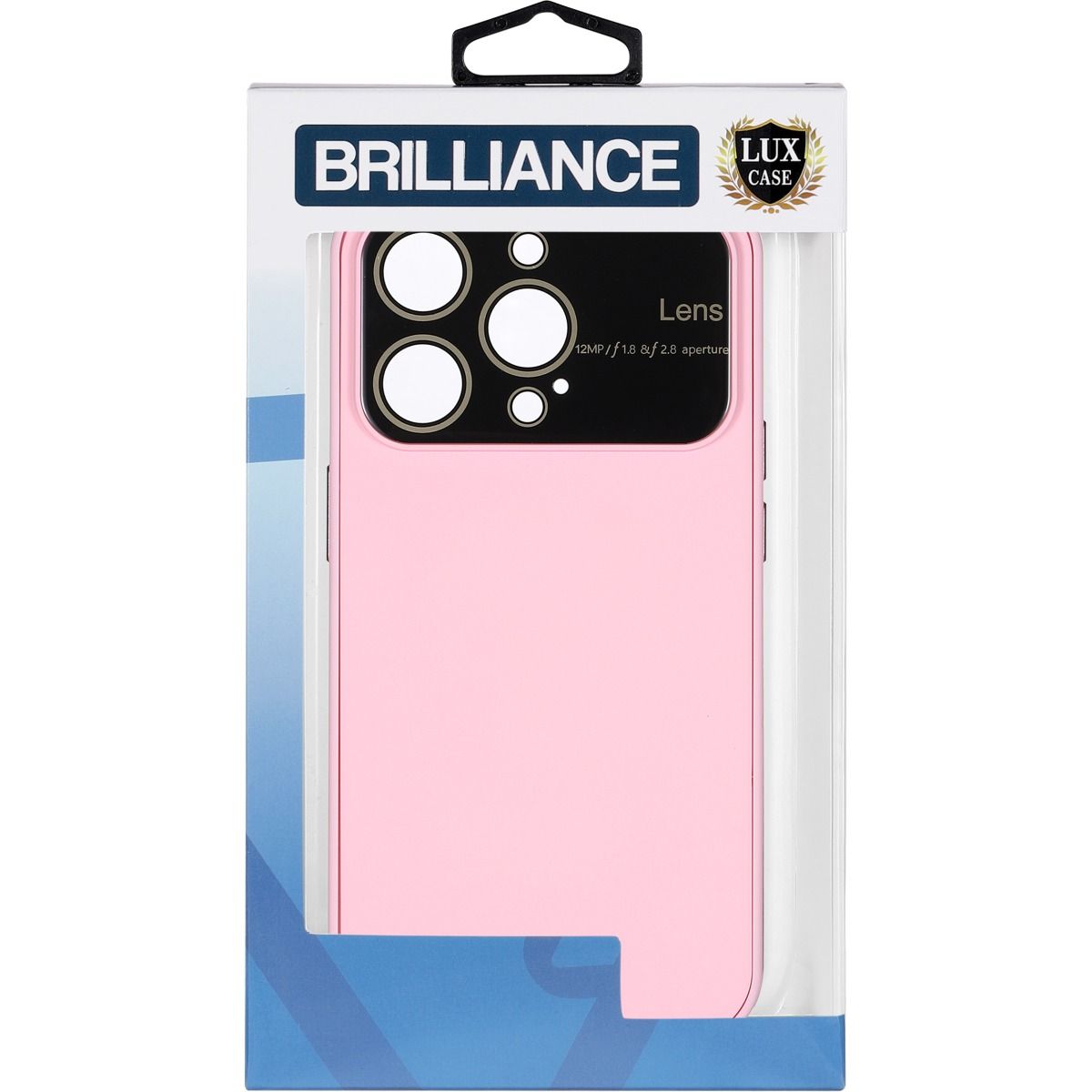 Brilliance LUX iPhone 15 Plus Large glass window Case Pink