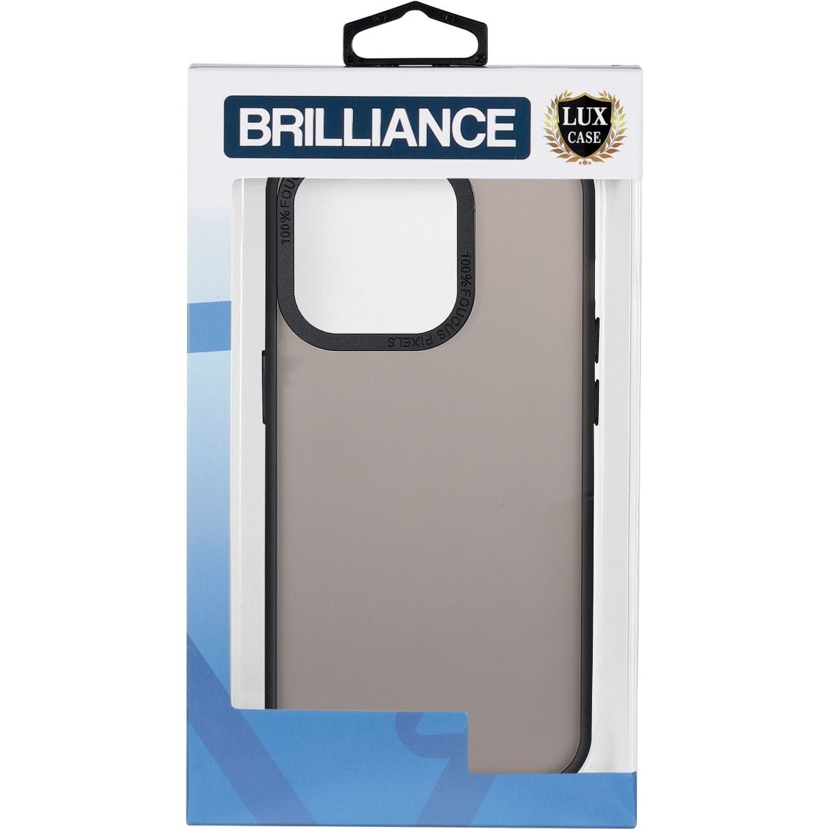 Brilliance LUX iPhone 15 Pro Max Translucent Case Black