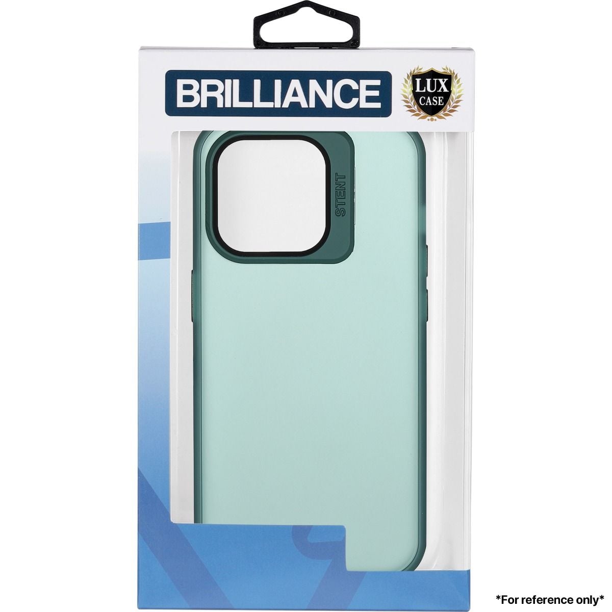 Brilliance LUX iPhone 15 Lens holder transparent Case Green