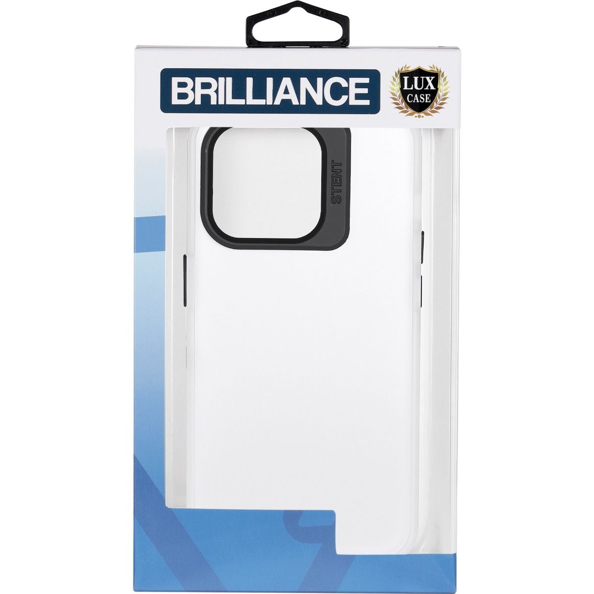 Brilliance LUX iPhone 15 Plus Lens holder transparent Case White