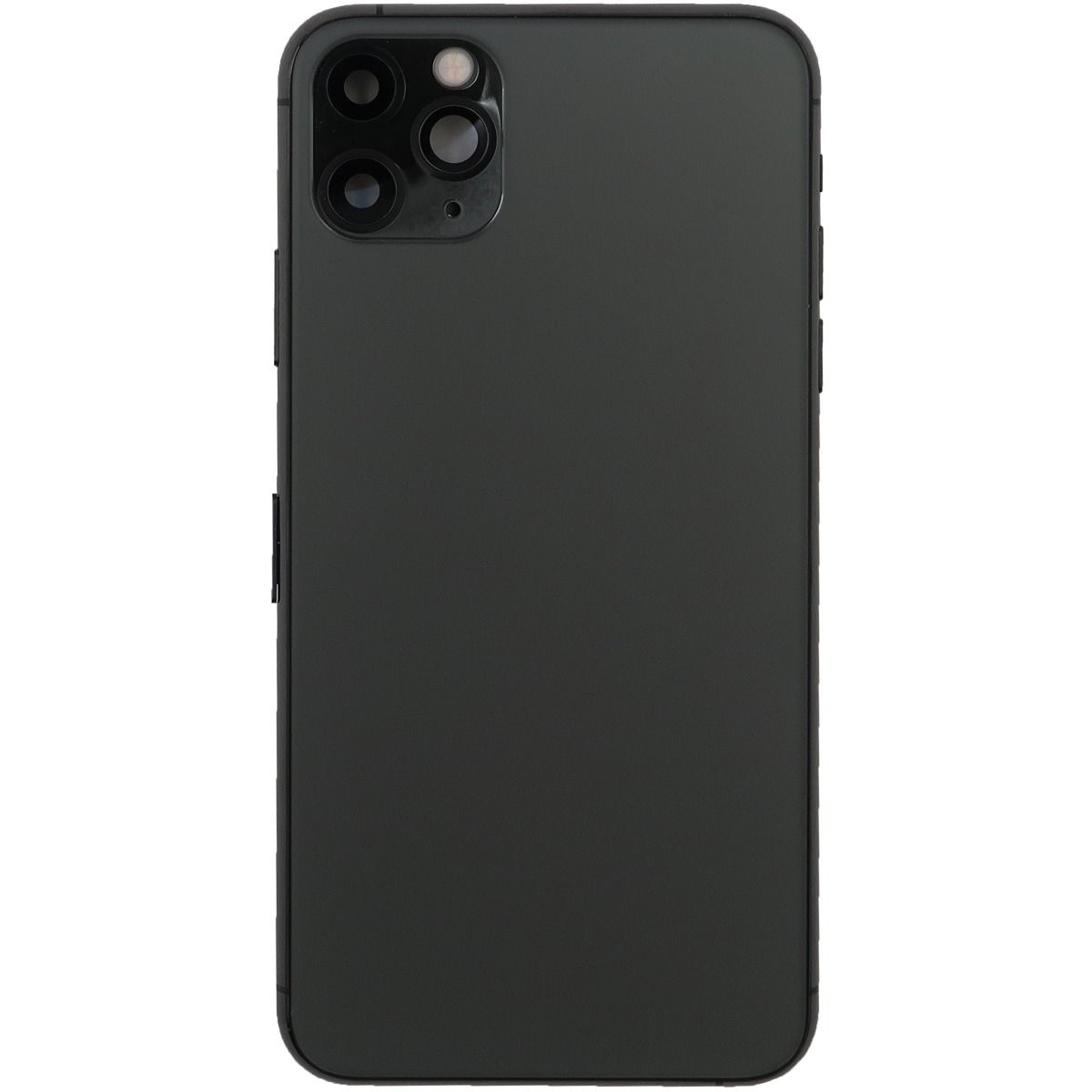 iPhone 11 Pro Max Back Housing w/ Small Parts Black NO LOGO