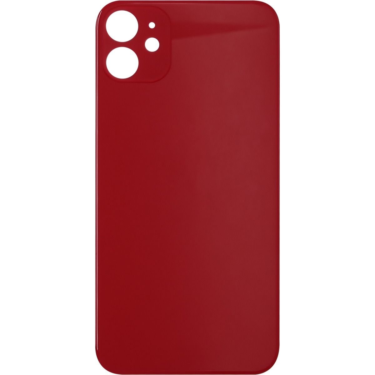 iPhone 11 Back Glass without Camera Lens Red (OEM PULL)