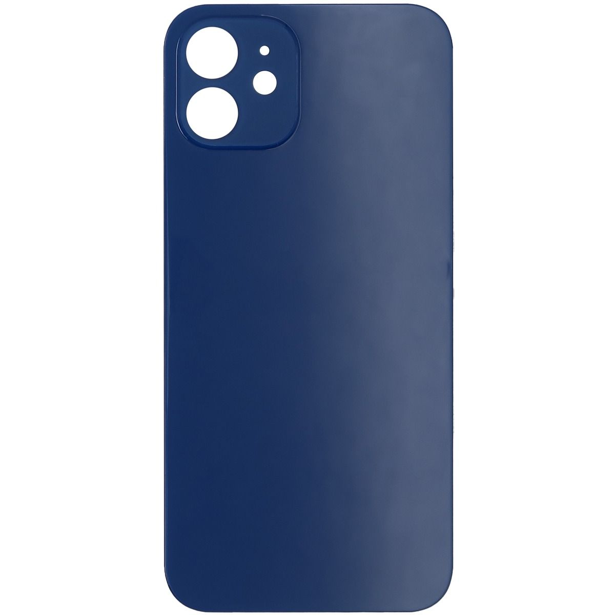 iPhone 12 Back Glass Door without Camera Lens Blue (OEM PULL)