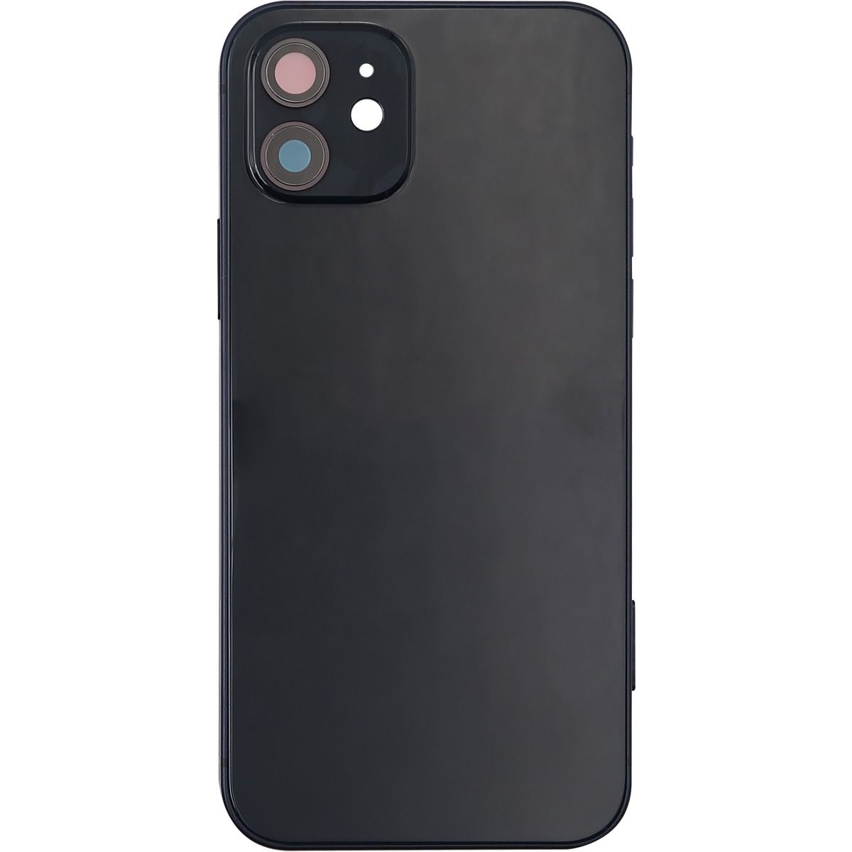 iPhone 12 Back Housing w/ Small Parts Black (OEM PULL)