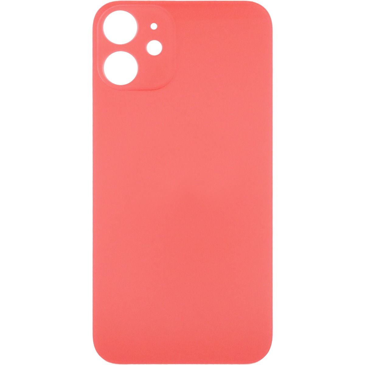 iPhone 12 Mini Back Glass Door without Camera Lens Red ( OEM PULL)