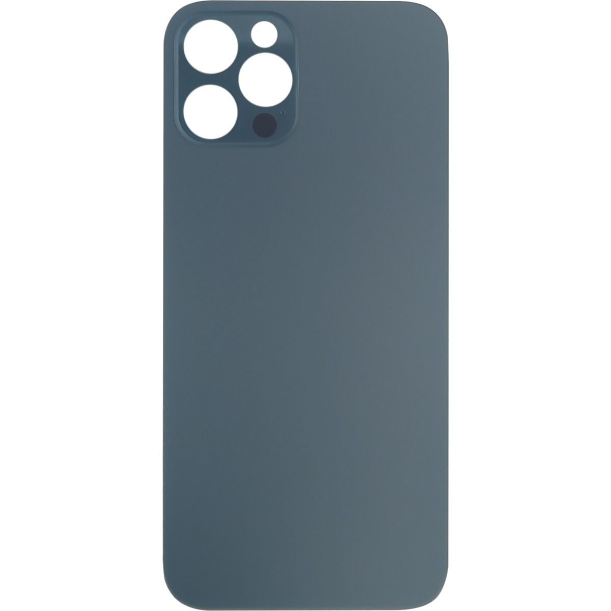 iPhone 12 Pro Back Glass Door without Camera Lens Blue (OEM PULL)