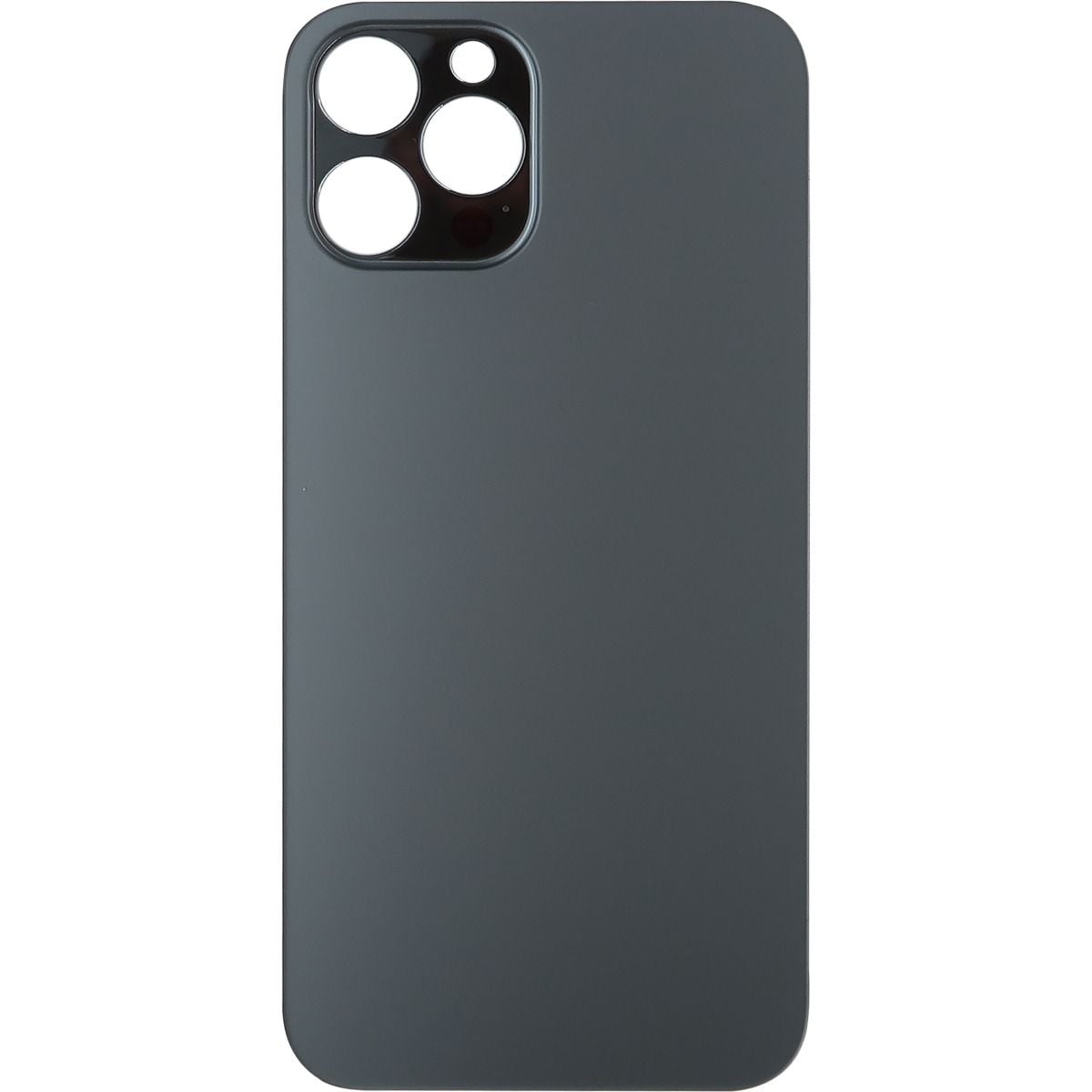 iPhone 12 Pro Max Back Glass Without Camera Lens Black ( OEM PULL)