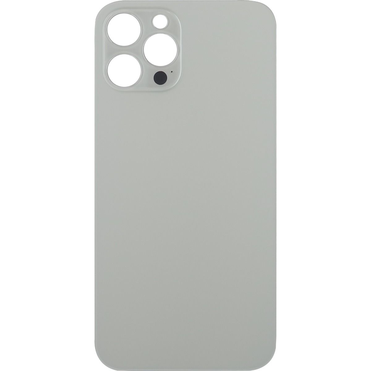 iPhone 12 Pro Max Back Glass Door without Camera Lens White ( OEM PULL)